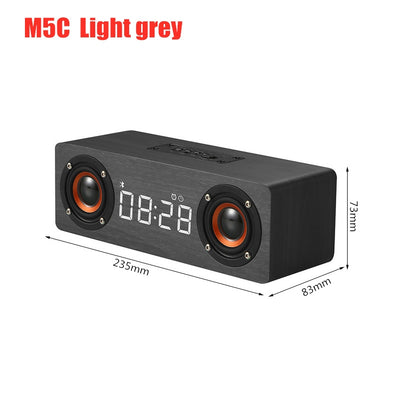 Soundbar Bluetooth Speaker Music Acoustic System 20W HIFI Stereo Music Surround LED Display Outdoor Speaker With FM Radio