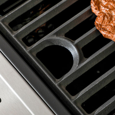 Outsunny Propane Gas Grill 4+1 Burner 40000 BTU BBQ Trolley with Warming Rack Shelves Bottle Opener Thermometer