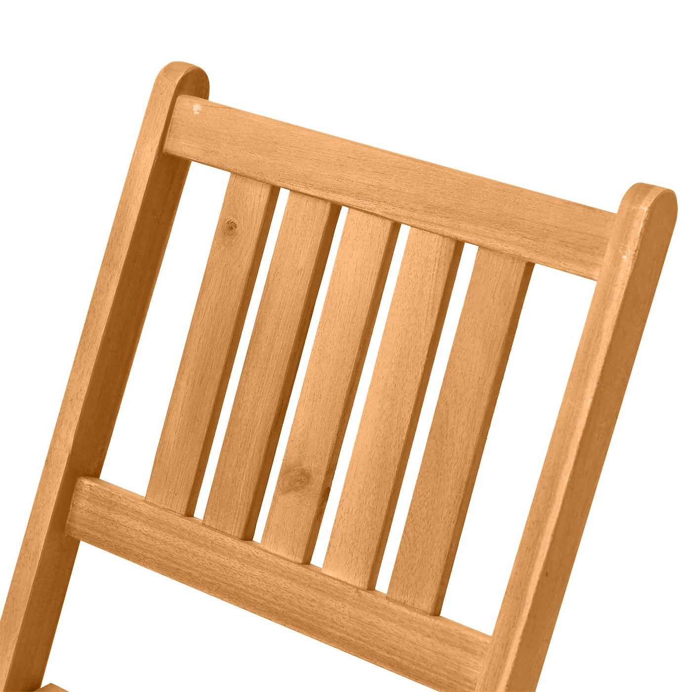 Outsunny 3-Piece Patio Bistro Set, Folding Acacia Wood Bistro, Set Outdoor Square Table Two Chair, Slatted Finish, Teak, Natural