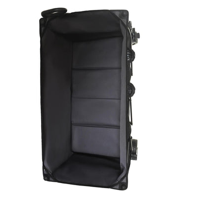 Extra Large 300L Tall Heavy-Duty Folding Wagon Cart with 480lbs Capacity – All-Terrain Wheels, Side Pockets, Brakes & Drink Holders for Camping, Beach, Sports, Gardening, Black- Gray