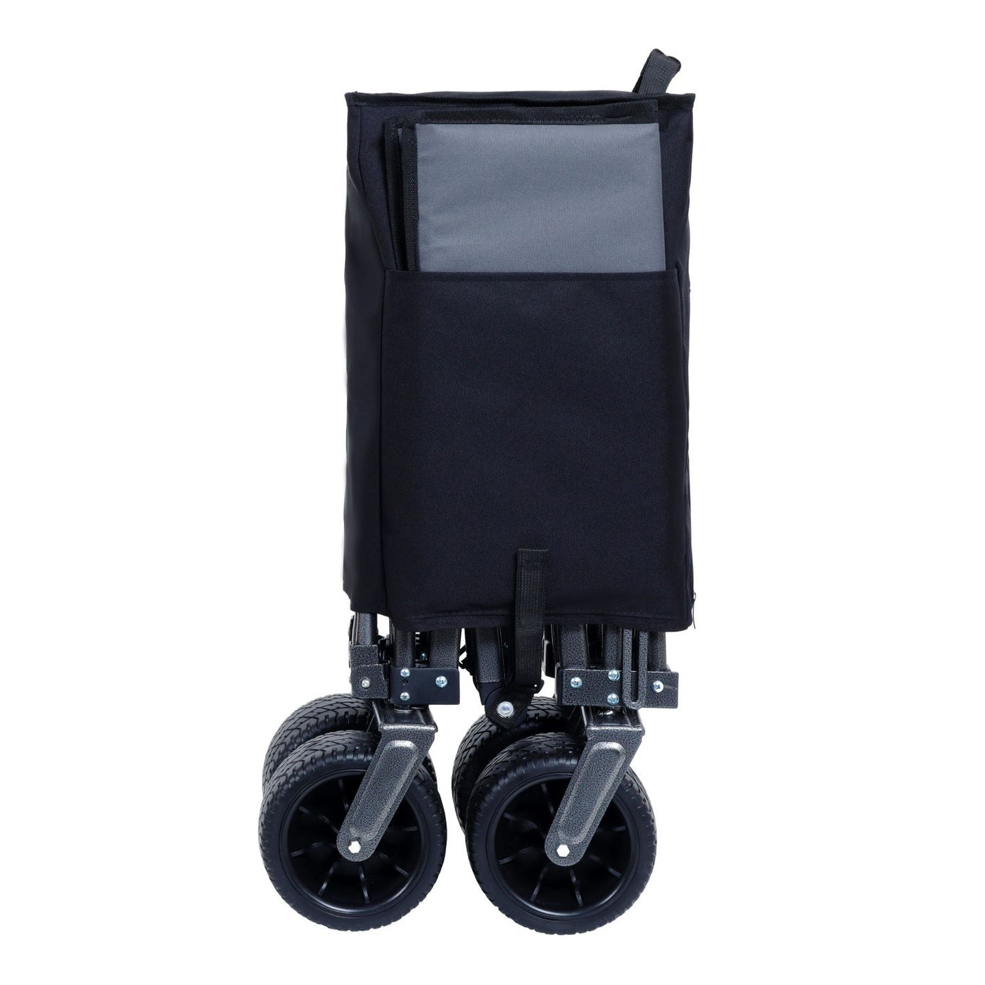 Collapsible Folding Wagon 300L,49" Extra Long Collapsible Wagon with Tailgate, All-Terrain 7"x 4" Big Wheels,Beach Wagon Cart Heavy Duty 400LBS Foldable Foldable Beach Wagon for Garden Sports Camping