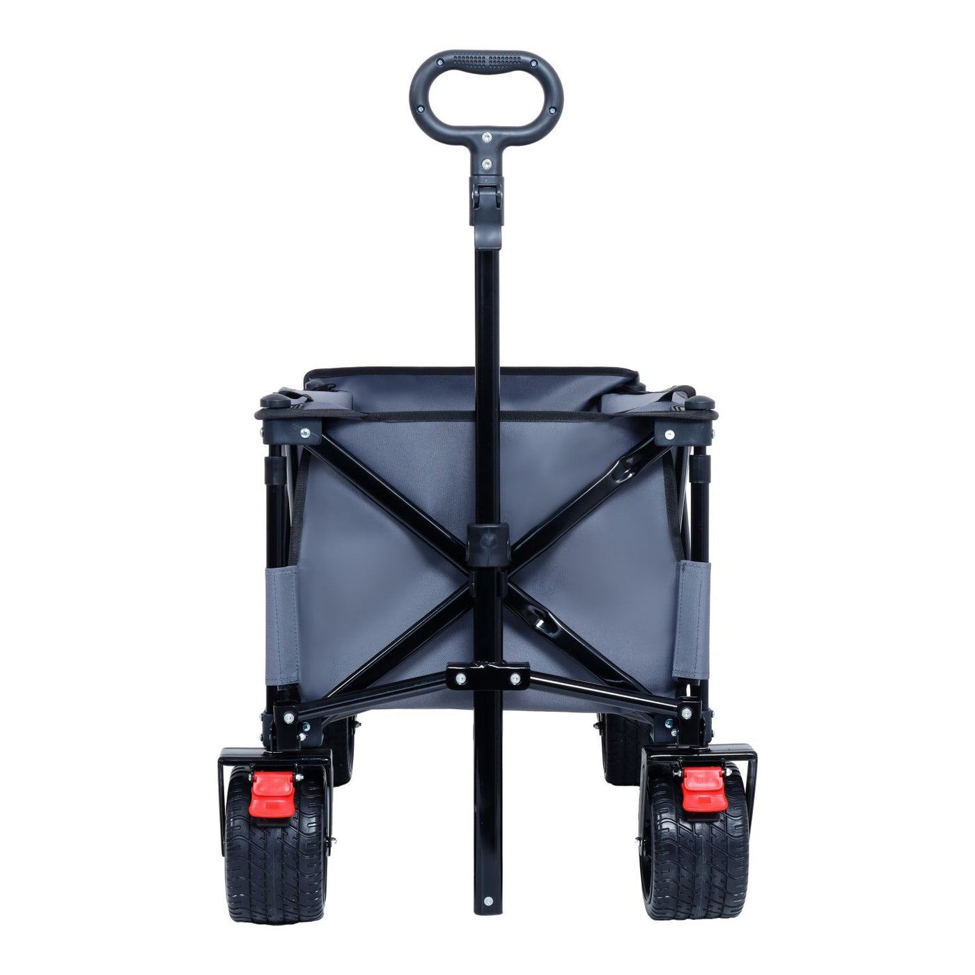 Foldable Wagon with Extended Tailgate, Extra Long Extender Wagon Cart,Beach Wagon Cart Heavy Duty 400LBS with Large All-Terrain Beach Wheels