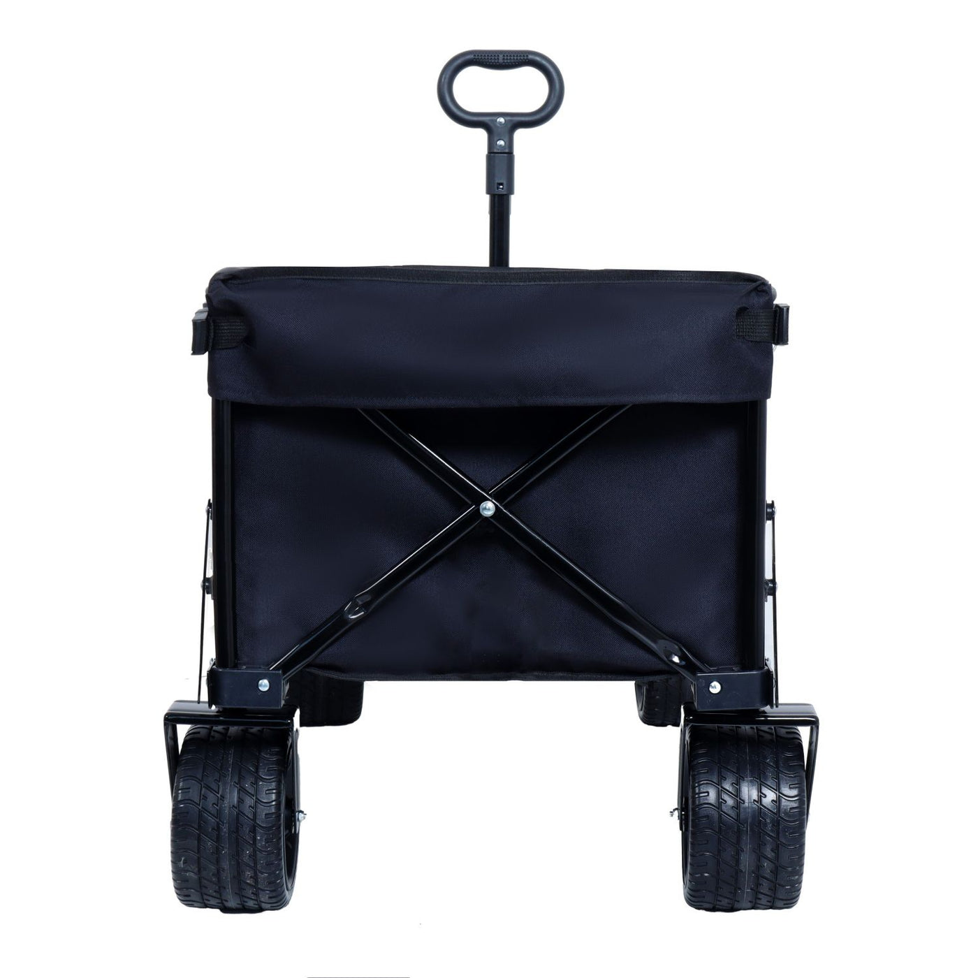 Foldable Wagon with Extended Tailgate, Extra Long Extender Wagon Cart,Beach Wagon Cart Heavy Duty 400LBS with Large All-Terrain Beach Wheels