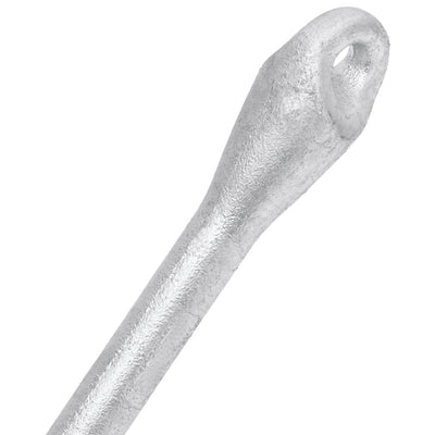 Folding Anchor Silver 5.5 lb Malleable Iron