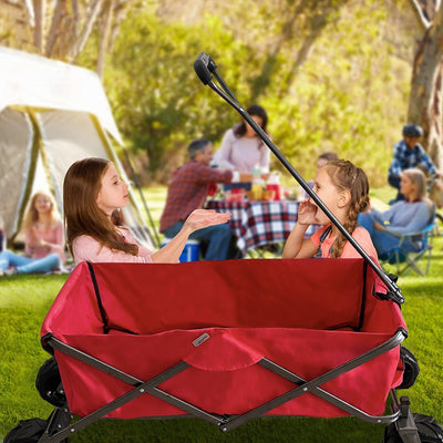 Utility Park Garden Cart Tool Customized Color Folding Camping Trolley Outdoor Picnic Beach Wagon