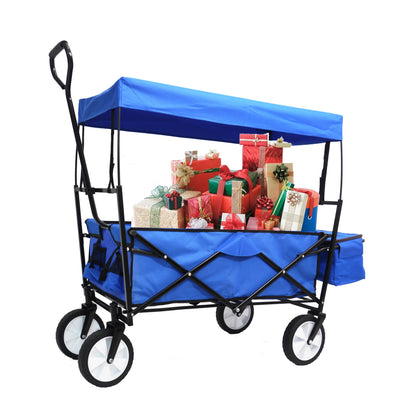Folding wagon Garden Shopping Beach Cart