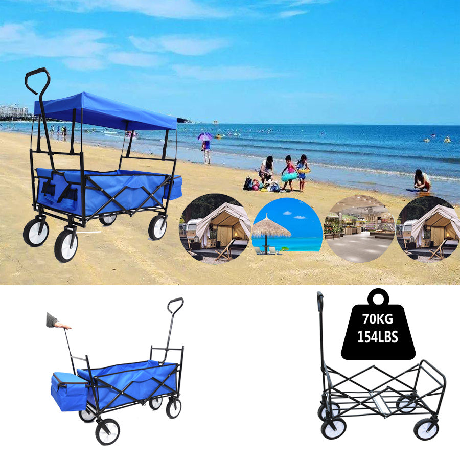 Folding wagon Garden Shopping Beach Cart