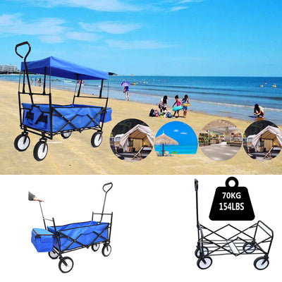 Folding wagon Garden Shopping Beach Cart
