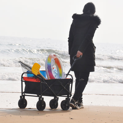 Folding Wagon Garden Shopping Beach Cart