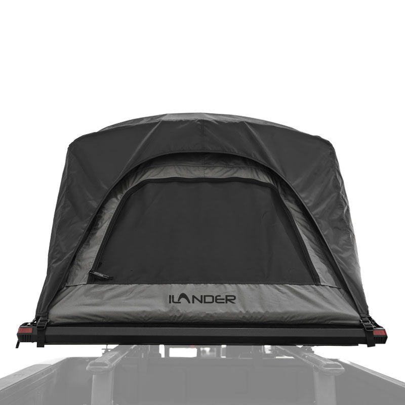 ILANDER Lite Cruiser Roof Top Tent 140cm, Entry level Overland Aluminium Fold Out Style Car Roof Tent for Sedan Van SUV Truck Camping Waterproof,Windproof ,Sturdy