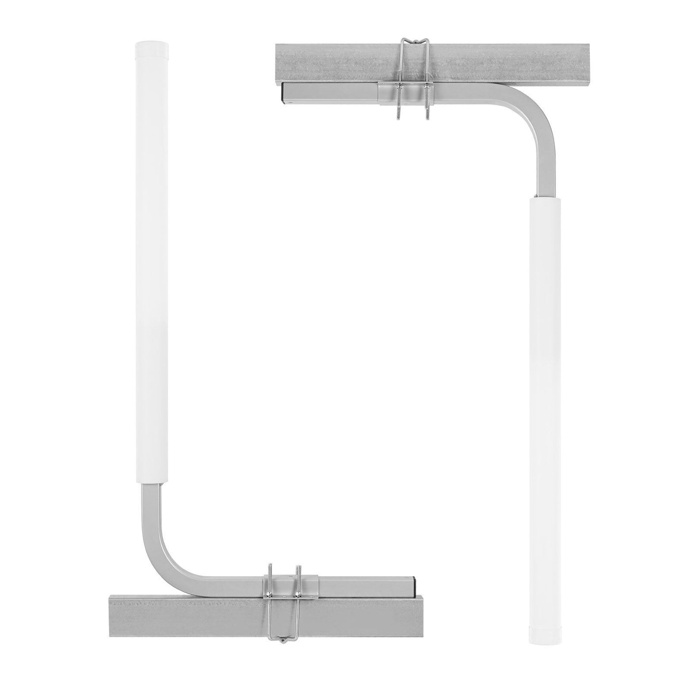 VEVOR Marine Trailer Guide Set, 60'' Flexibly Adjustable, Dual Rust-Resistant Steel Supports with PVC Covering, Ideal for Ski, Fishing, and Sailboat Transport, 2-Piece Kit 2024