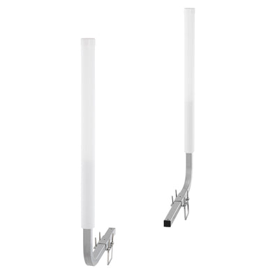 VEVOR Boat Trailer Guide, 43' Adjustable Design Trailer Guide Poles, 2PCS Rustproof Galvanized Steel Trailer Guide, Trailer Guides with PVC Pipes, for Ski Boat, Fishing Boat or Sailboat Trailer 2024