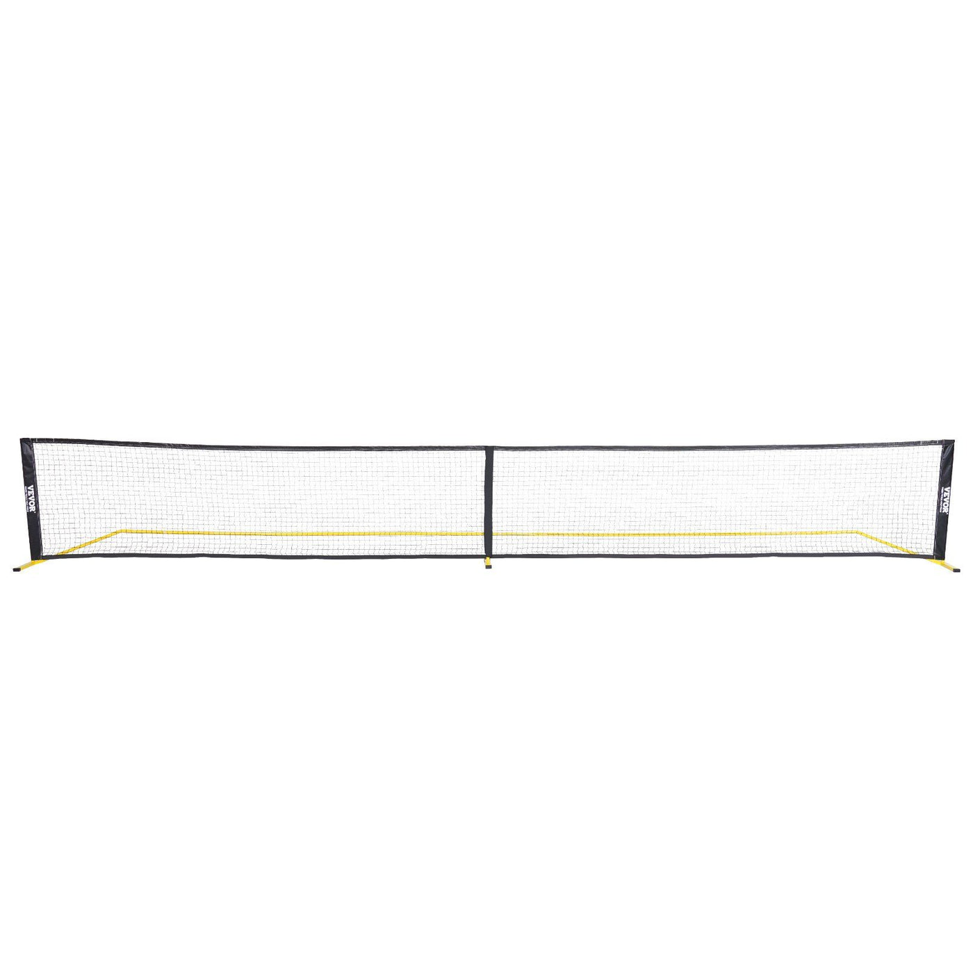 VEVOR Portable Pickleball Net System, 22FT Regulation Size Net, Weather Resistant Steady Metal Frame & Strong PE Net, Outdoor Game Sports Net with Carrying Bag, Easy Setup, Play in Backyard Driveway