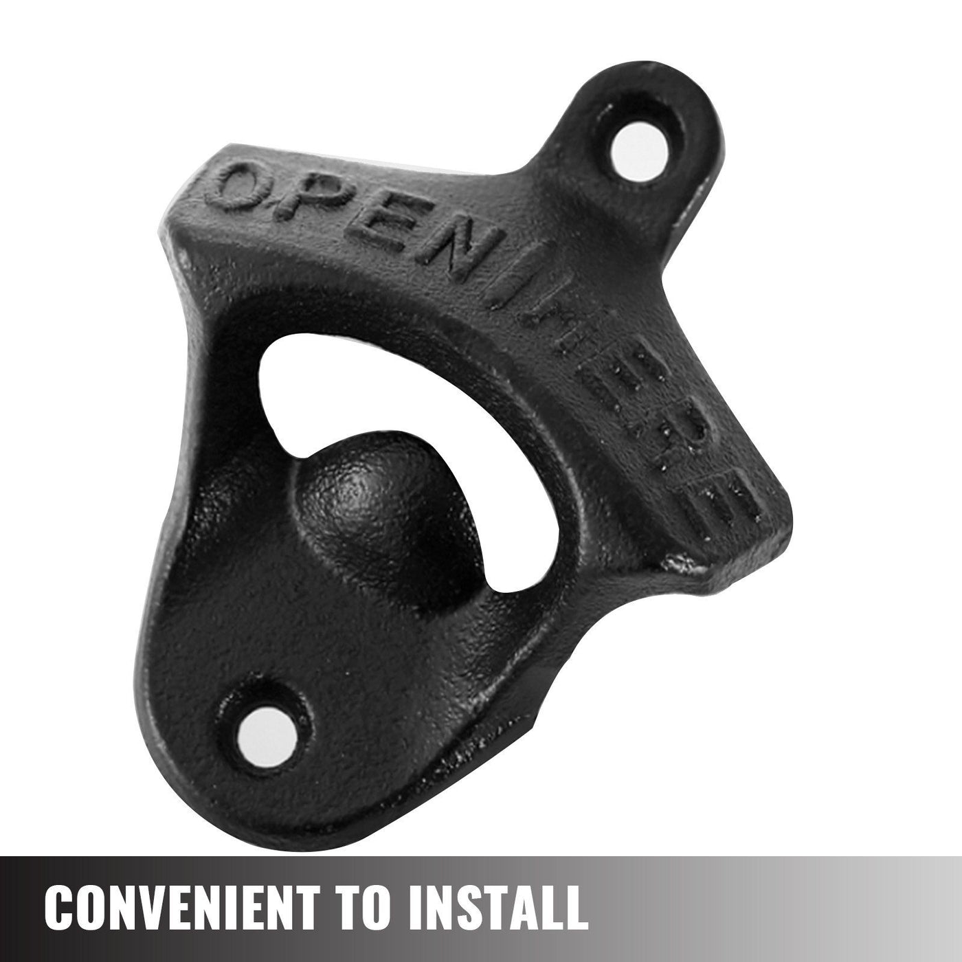 VEVOR Cast Iron Bottle Opener 100 Pcs Rustic Classic Wall Mount for Home Bars and Man Cave