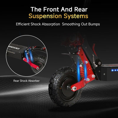 Adult Folding Electric Scooter X7 1800W*2 48V 21ah Super Motor