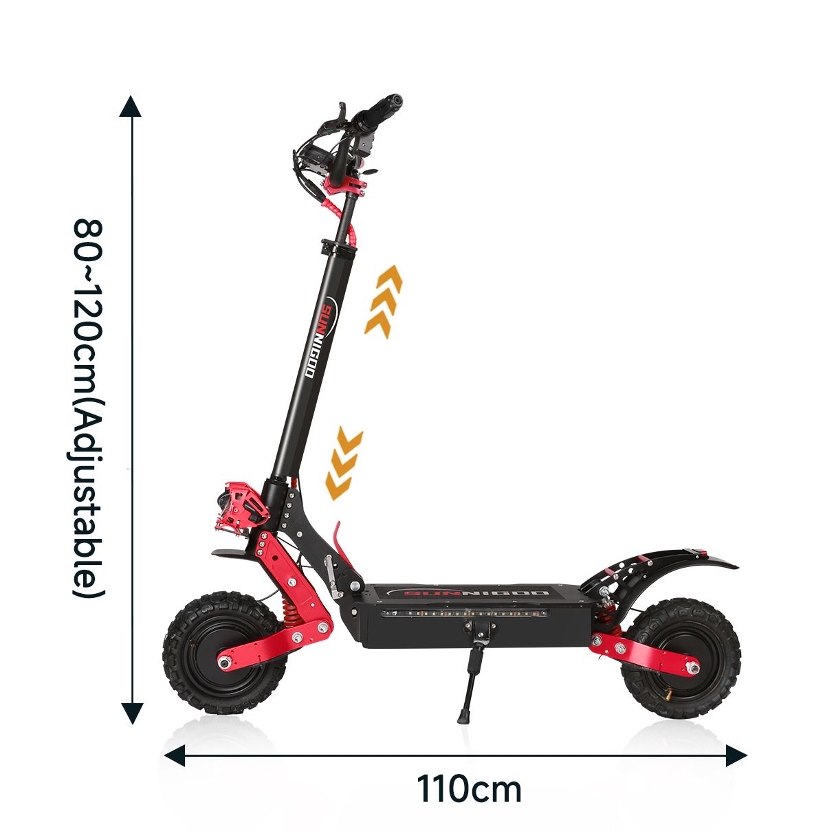 Adult Folding Electric Scooter X7 1800W*2 48V 21ah Super Motor