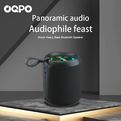 OQPO Wireless Outdoor Speaker 40W Power Wireless 5.3 TWS Pairing 360° Surround Sound Deep Bass Hi-Fi Quality 3 EQ Modes Ideal for Party, Camping, Beach, Pool,Audio