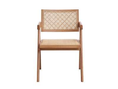 Velentina Rattan & Natural Finish 5PCs Patio/Outdoor Dining Set