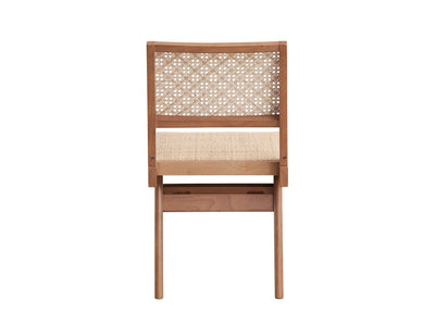 Velentina Rattan & Natural Finish 5PCs Patio/Outdoor Dining Set