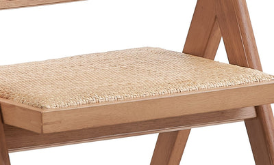Velentina Rattan & Natural Finish 5PCs Patio/Outdoor Dining Set