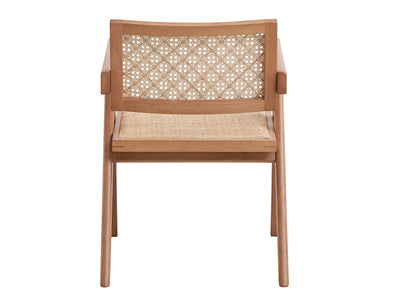 Velentina Rattan & Natural Finish 5PCs Patio/Outdoor Dining Set
