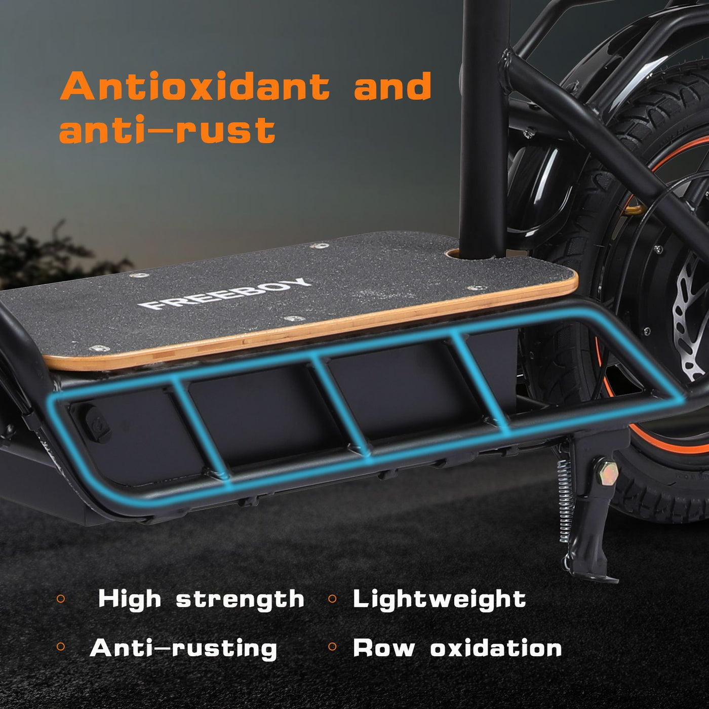 WHOSU 750W Electric Scooter with Seat for Adults - 25 MPH, 29 Mile Range, 14" Pneumatic Tires, Adjustable Handlebars & Foldable Design w/Storage Box - Commuter E-Scooter