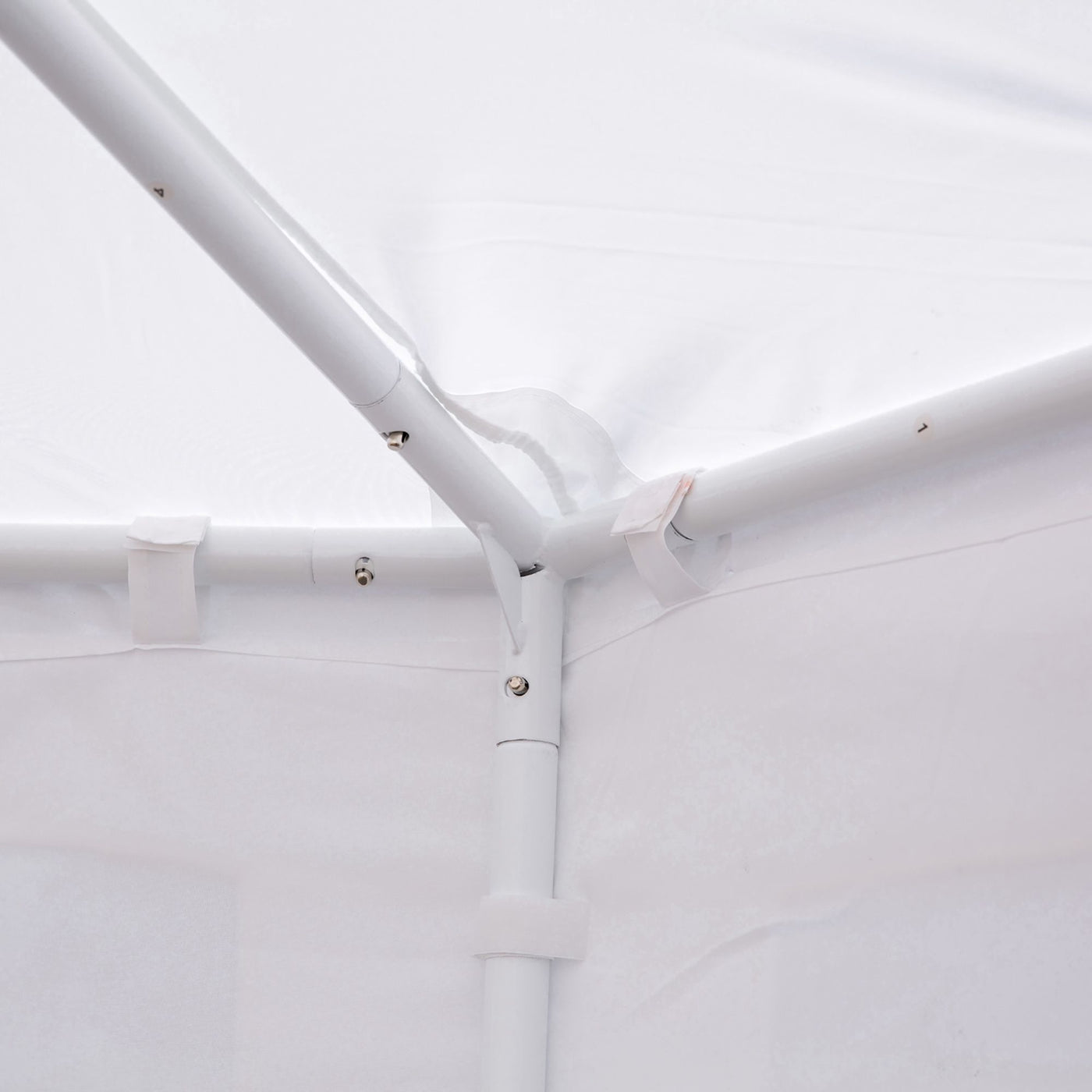 29 x 21 ft Party Tent, Wedding Tent with Sidewalls, Heavy Duty Event Tent with 2 Doors and 8 Windows, Outdoor Gazebo Tent for Party, White