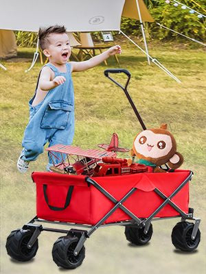 Utility Park Garden Cart Tool Customized Color Folding Camping Trolley Outdoor Picnic Beach Wagon