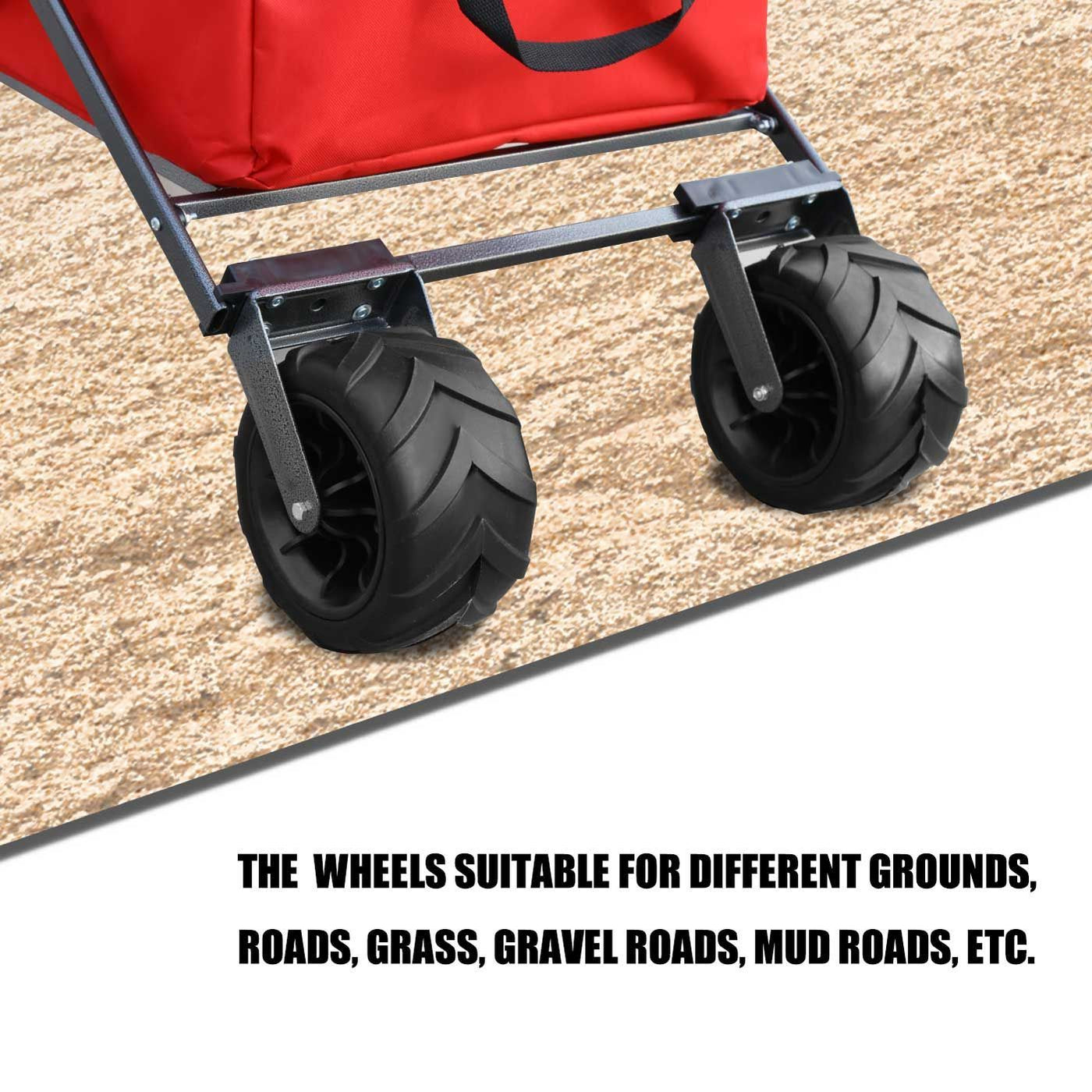 Utility Park Garden Cart Tool Customized Color Folding Camping Trolley Outdoor Picnic Beach Wagon