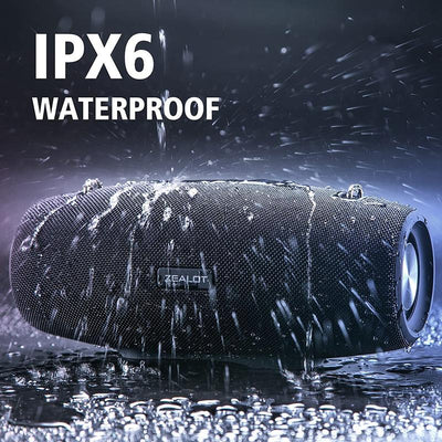 ZEALOT S67 60W Bluetooth Speaker, IPX4 Waterproof, 36H Playtime, 14400mAh Battery, Dual Pairing, Loud Stereo Sound, for Phone/Tablet/TV, Ideal for Birthday & Christmas