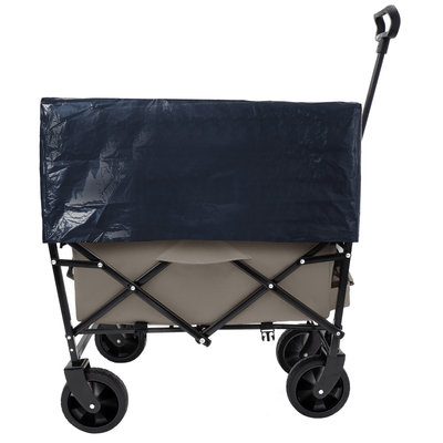 Minimeetall Multi-use Bag,Collapsible Foldable Wagon Cart Beach Wagon Heavy Duty Utility Cart Utility Wagon Grocery Cart for for Camping 3pcs plastic Liner bag /Cover , Olive green
